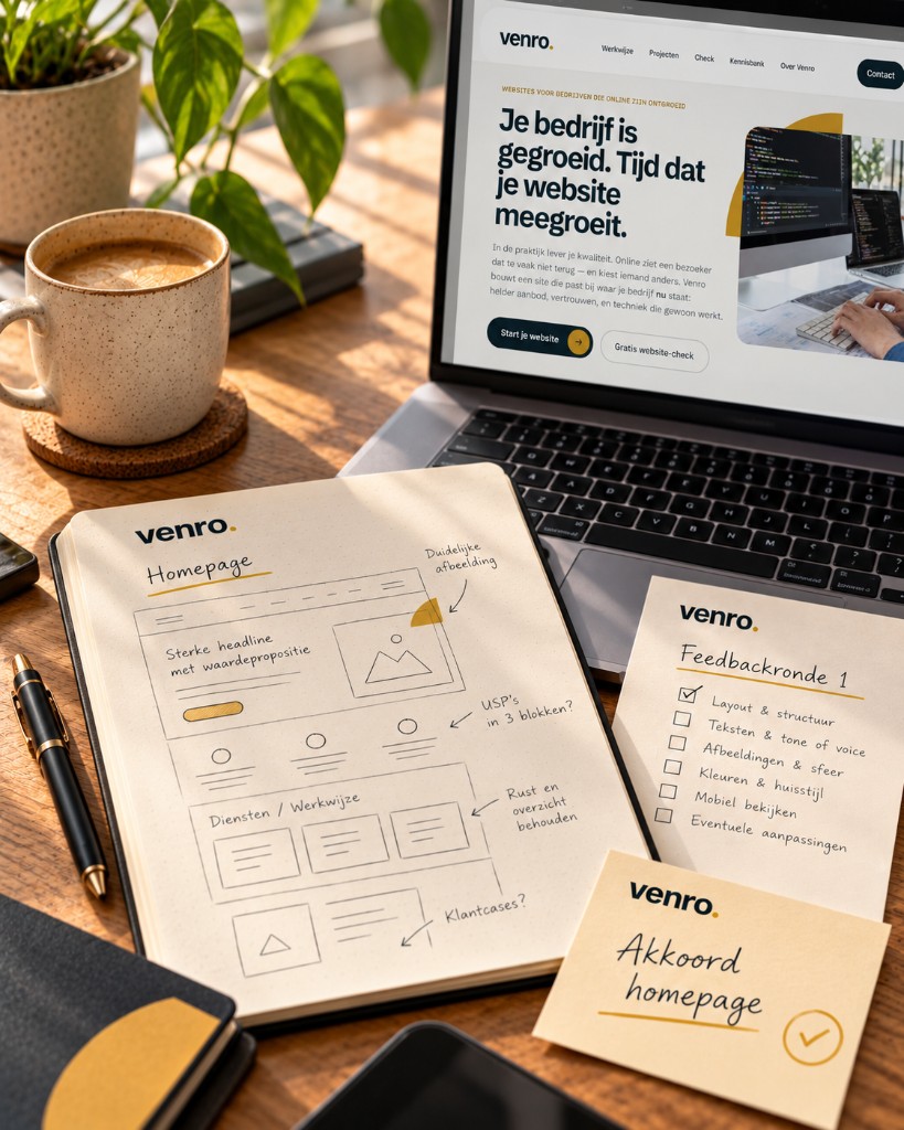Venro — ontwerp en feedback